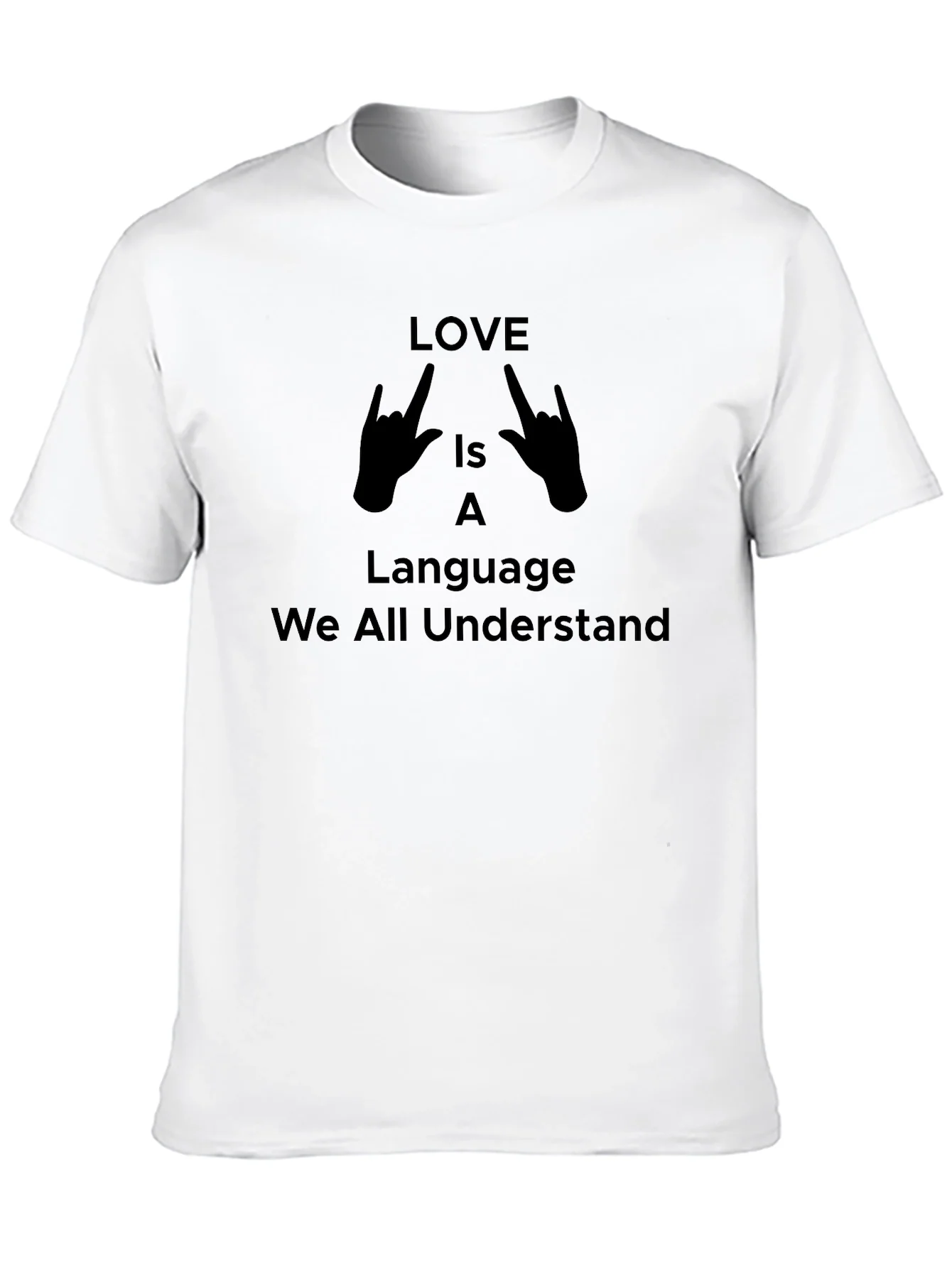 Love is a Language Unisex Graphic T-Shirt