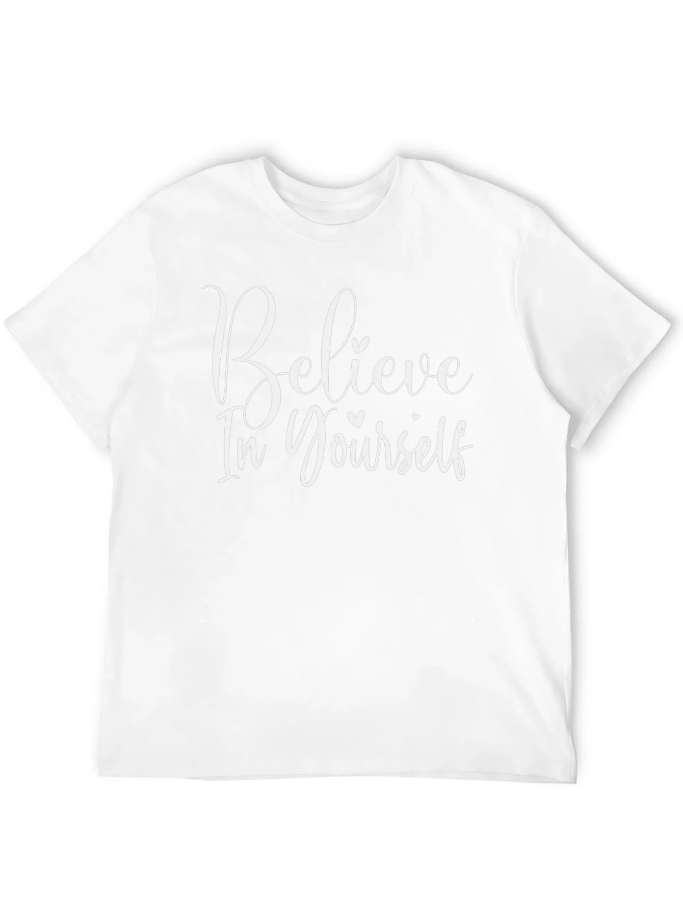 Believe In Yourself Graphic Tee - Stylish Motivational Shirt