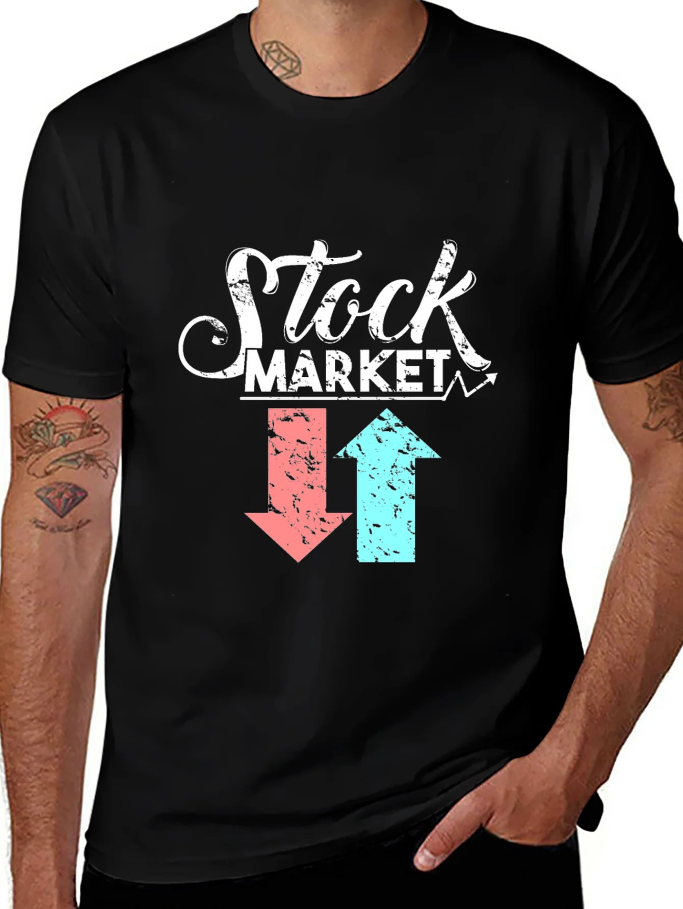 Stock Market T-Shirt - Up or Down?