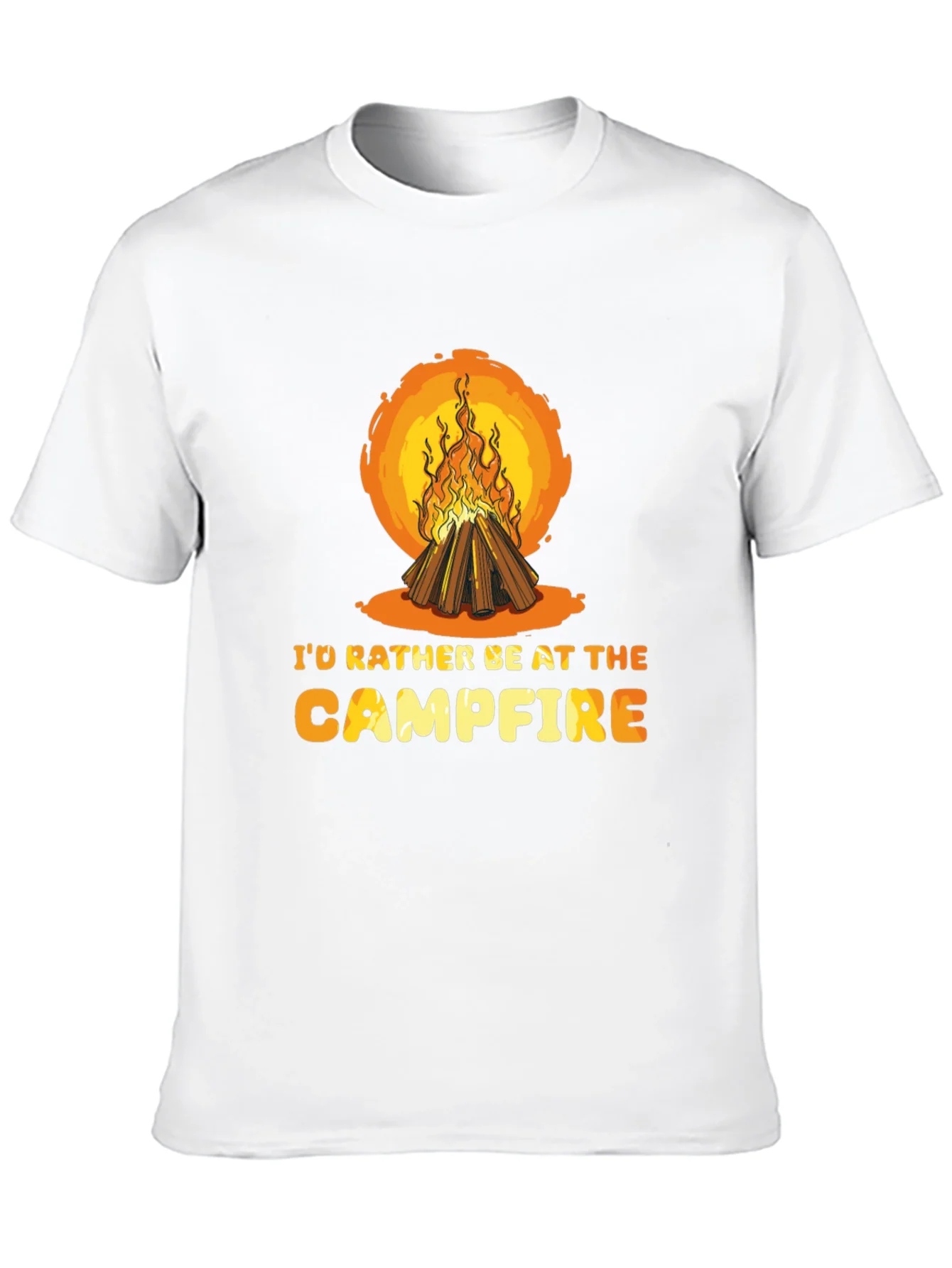 Campfire Graphic Tee - Nature Lovers T-Shirt