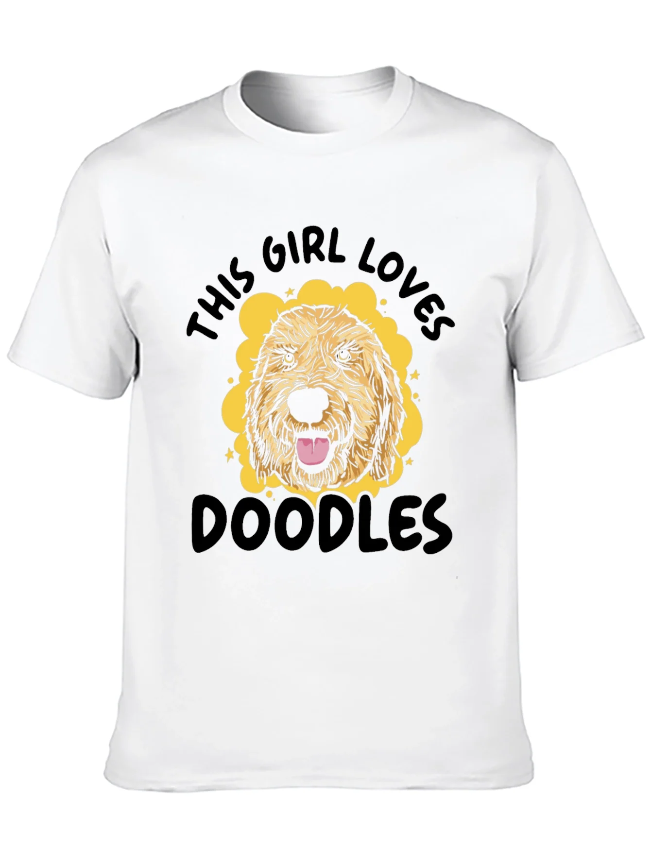 This Girl Loves Doodles T-Shirt Cute Dog Tee