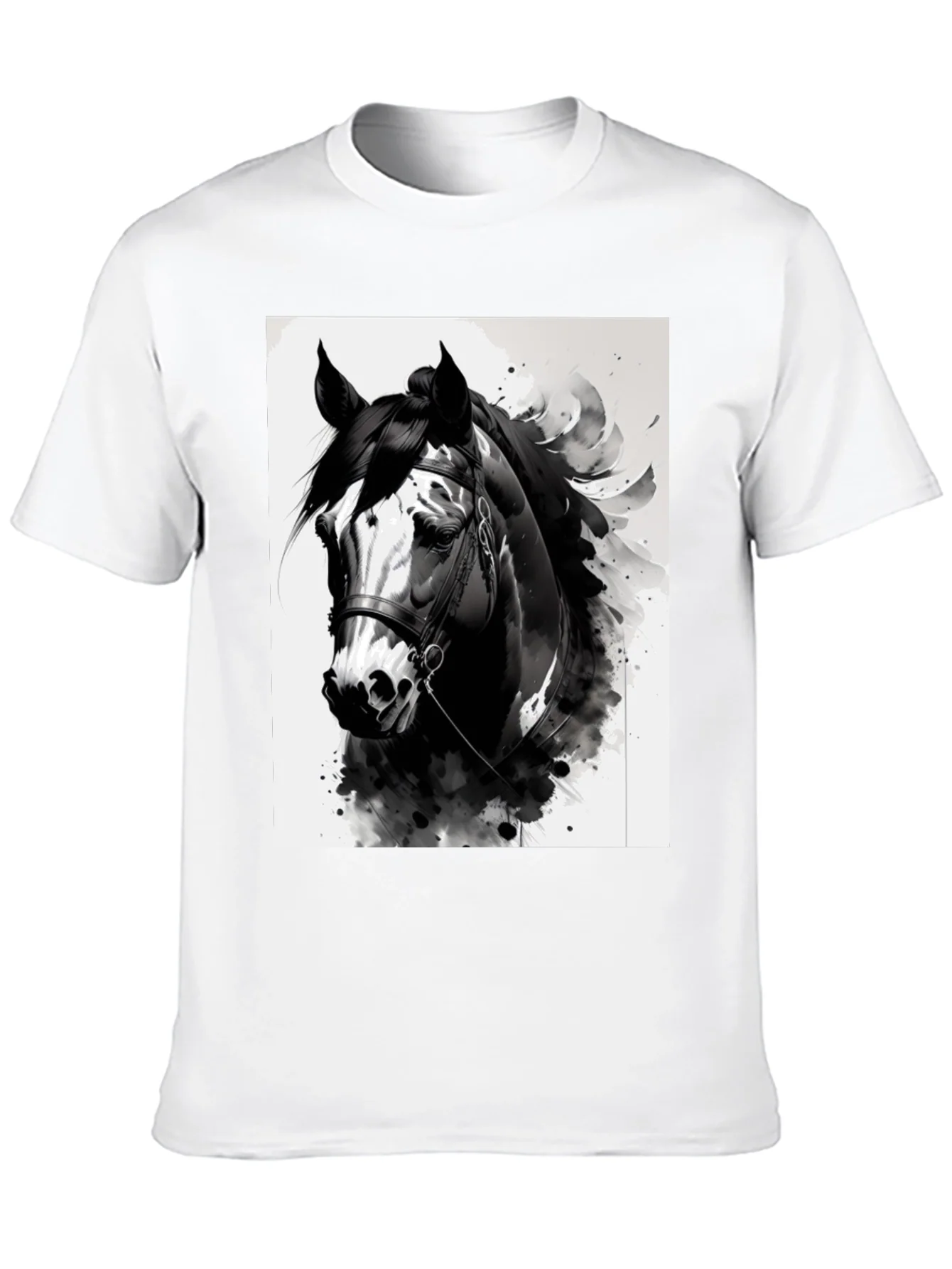Horse Graphic Black T-Shirt