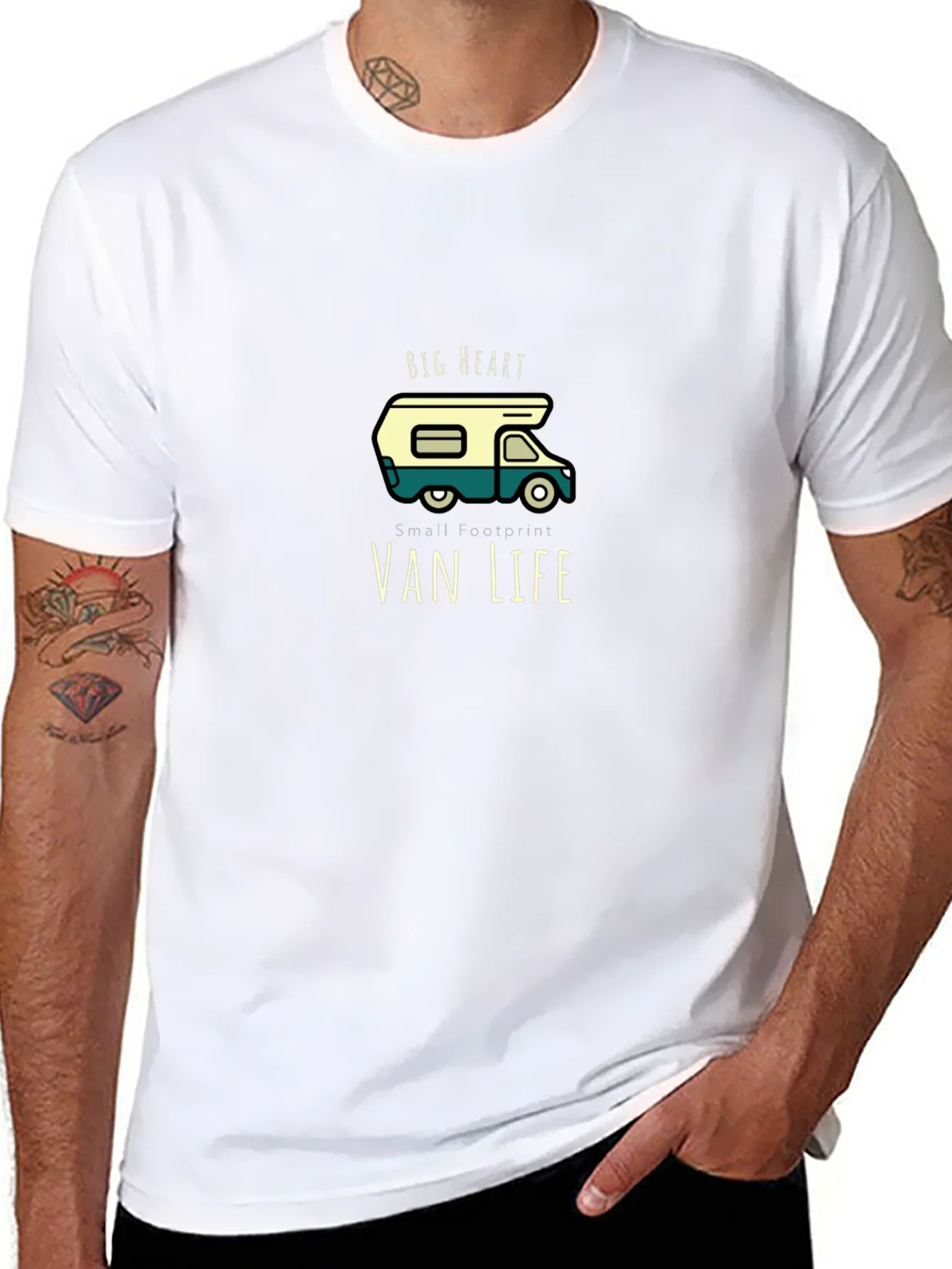 Big Heart Van Life Graphic T-Shirt