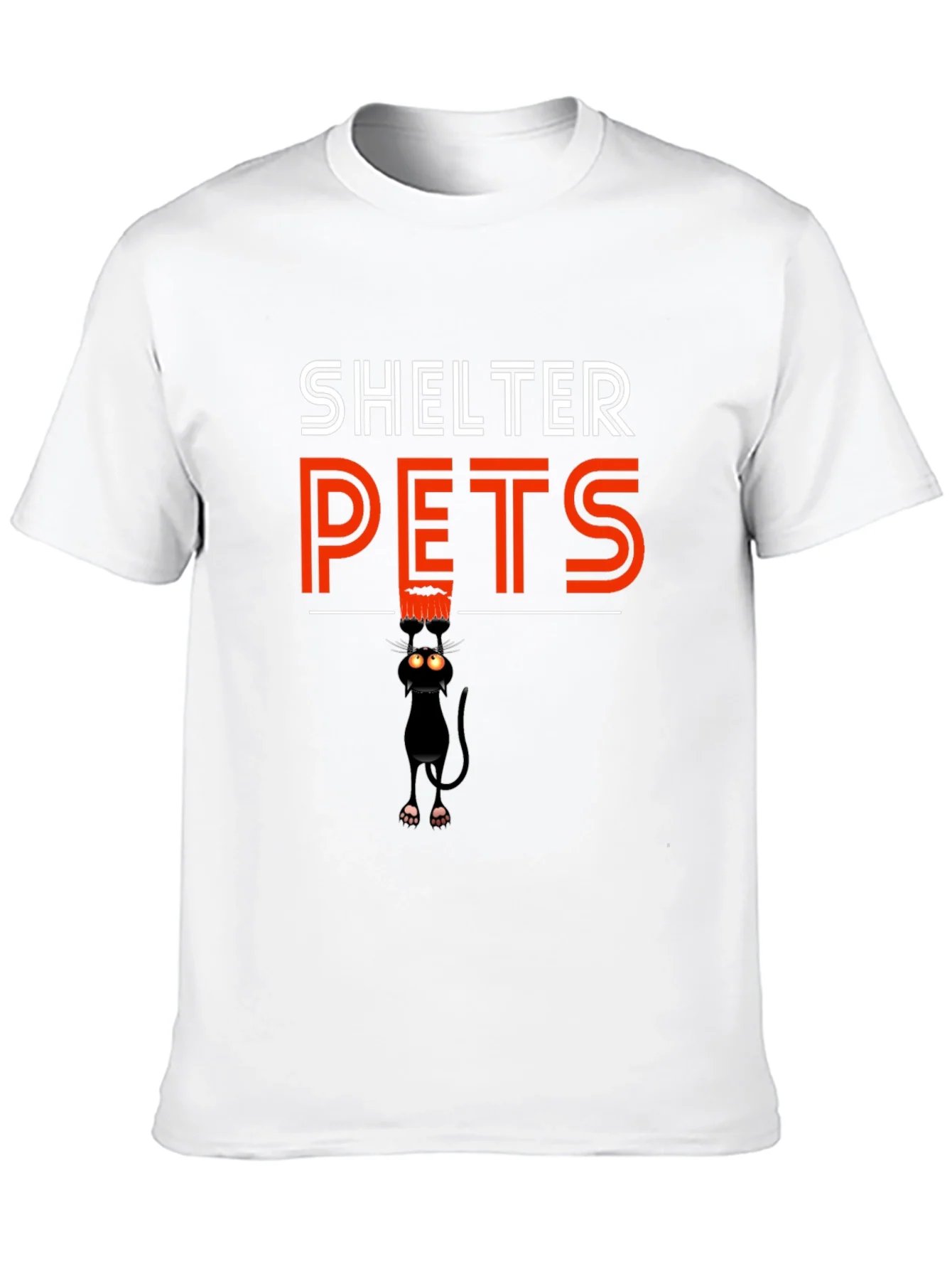 Shelter Pets Black Cat Graphic Tee
