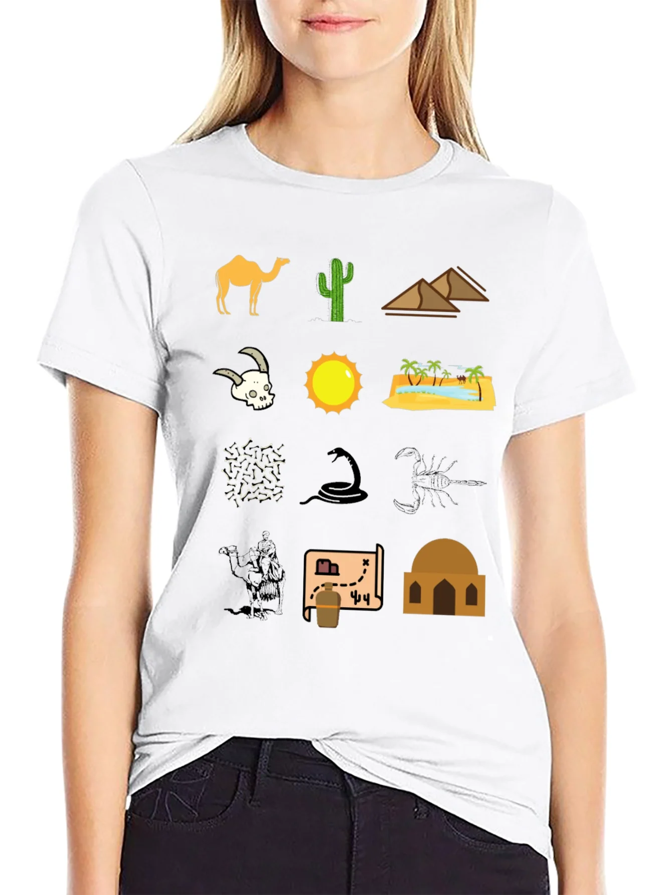 Desert Icon T-Shirt - Black Graphic Tee