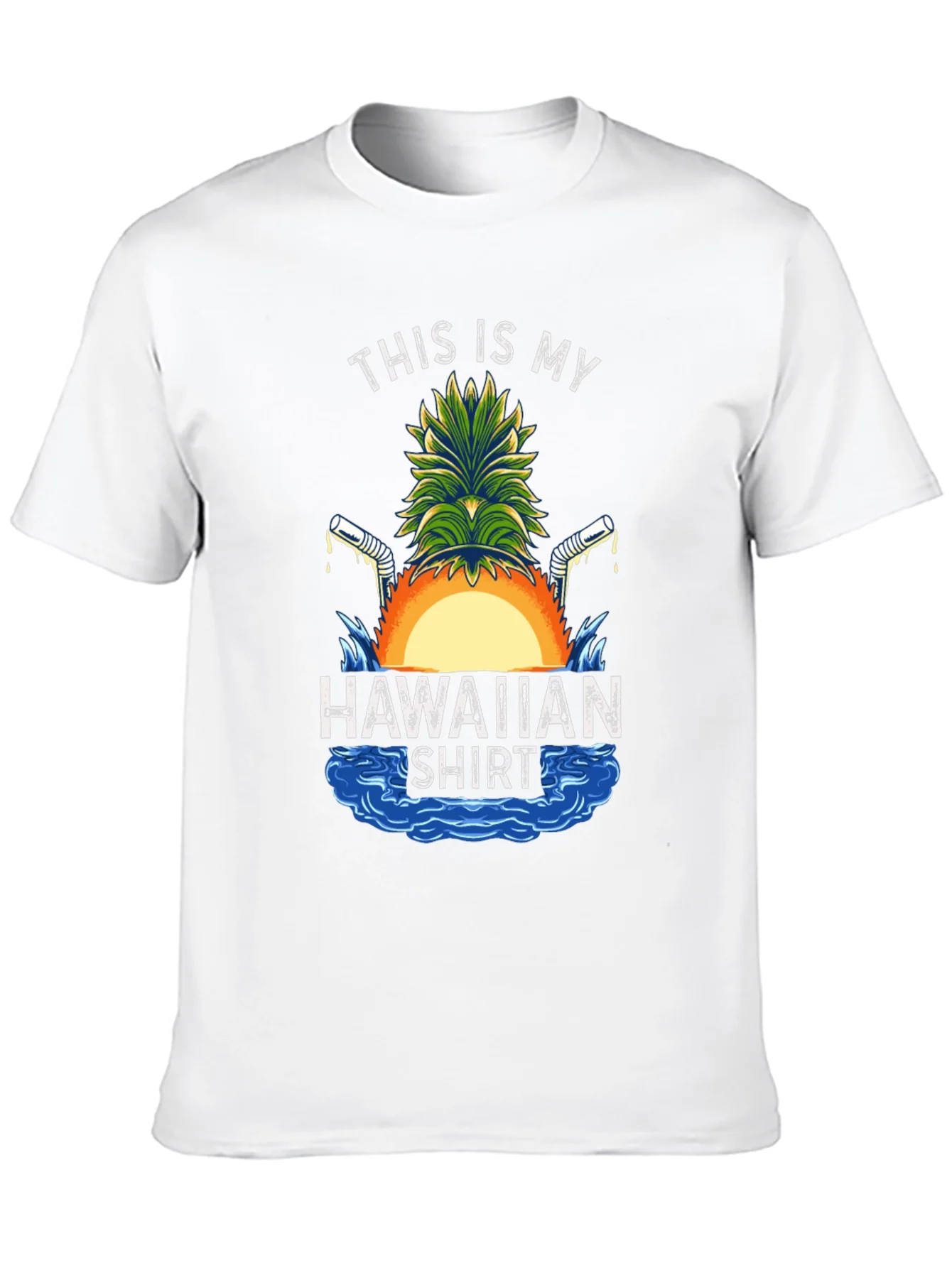 Funny Hawaiian Shirt Graphic Tee