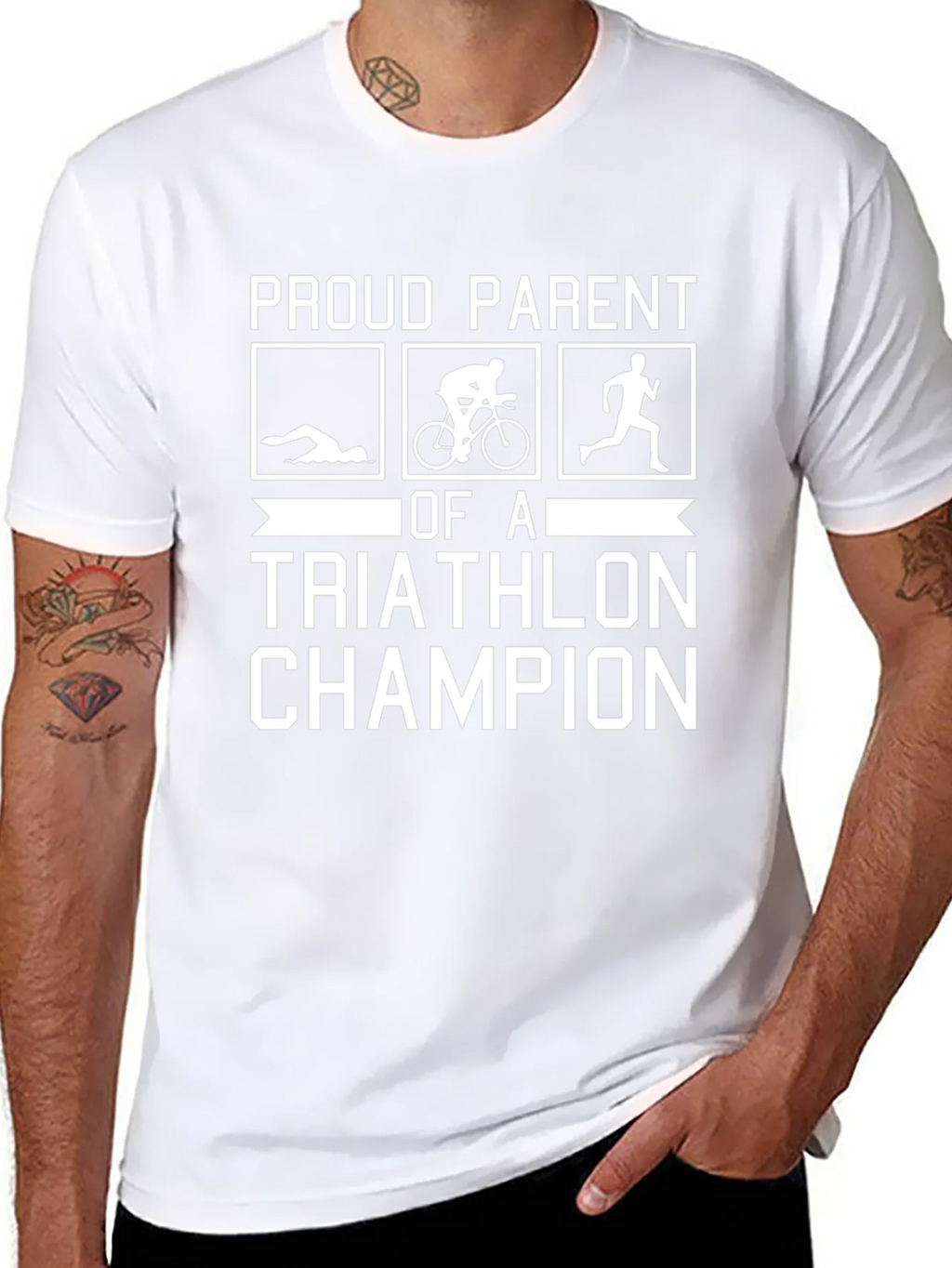 Proud Parent of a Triathlon Champion T-Shirt