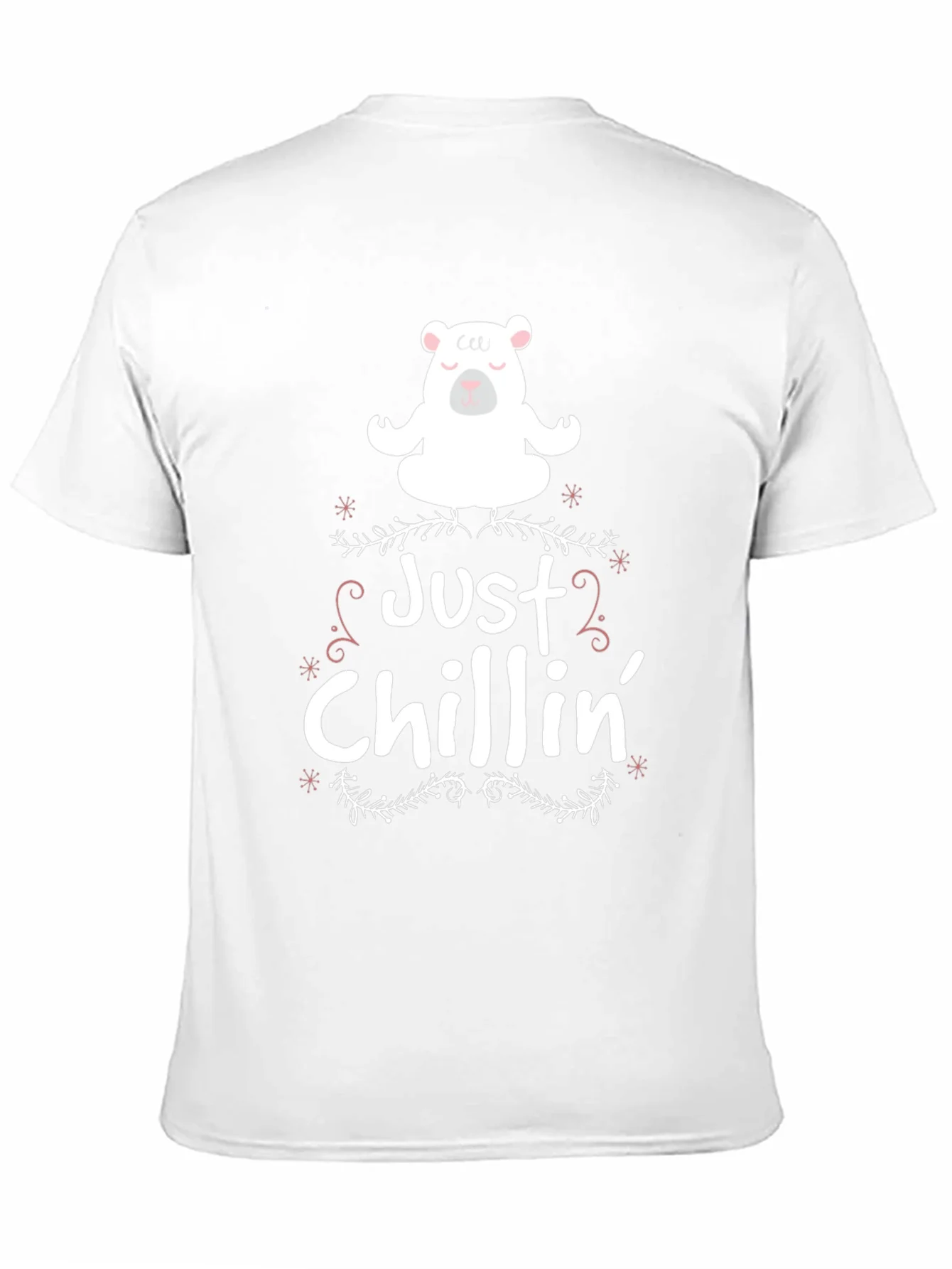 Just Chillin Bear Graphic Tee - Black