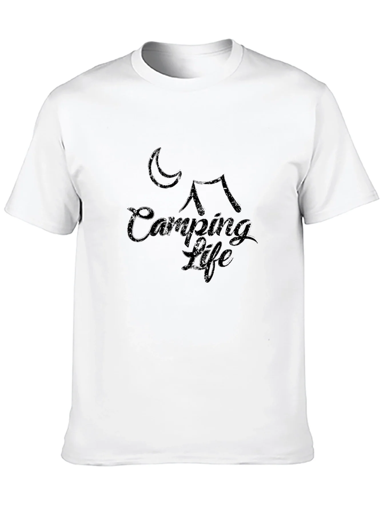 Camping Life Graphic Tee - Black
