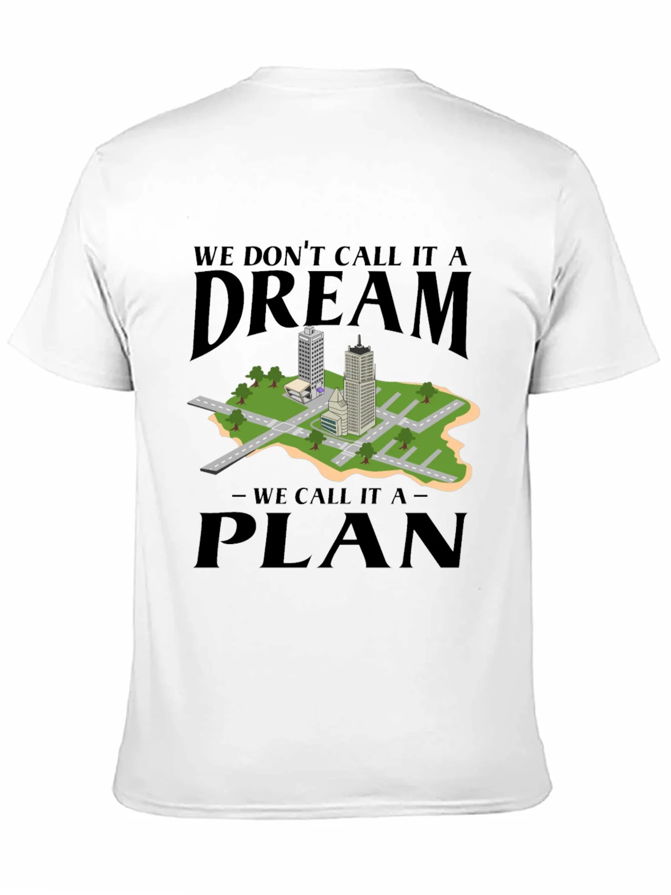 Dream Plan Cityscape Graphic Tee
