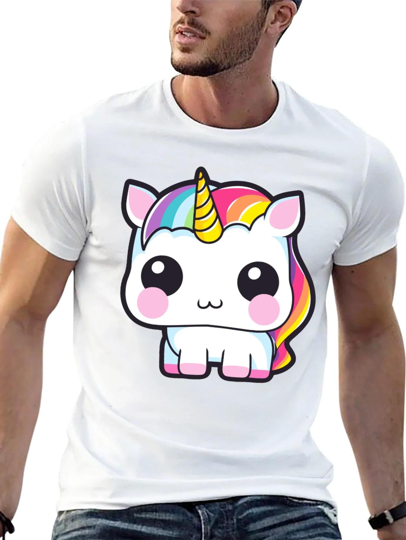 Unicorn Graphic Tee - Kawaii Style