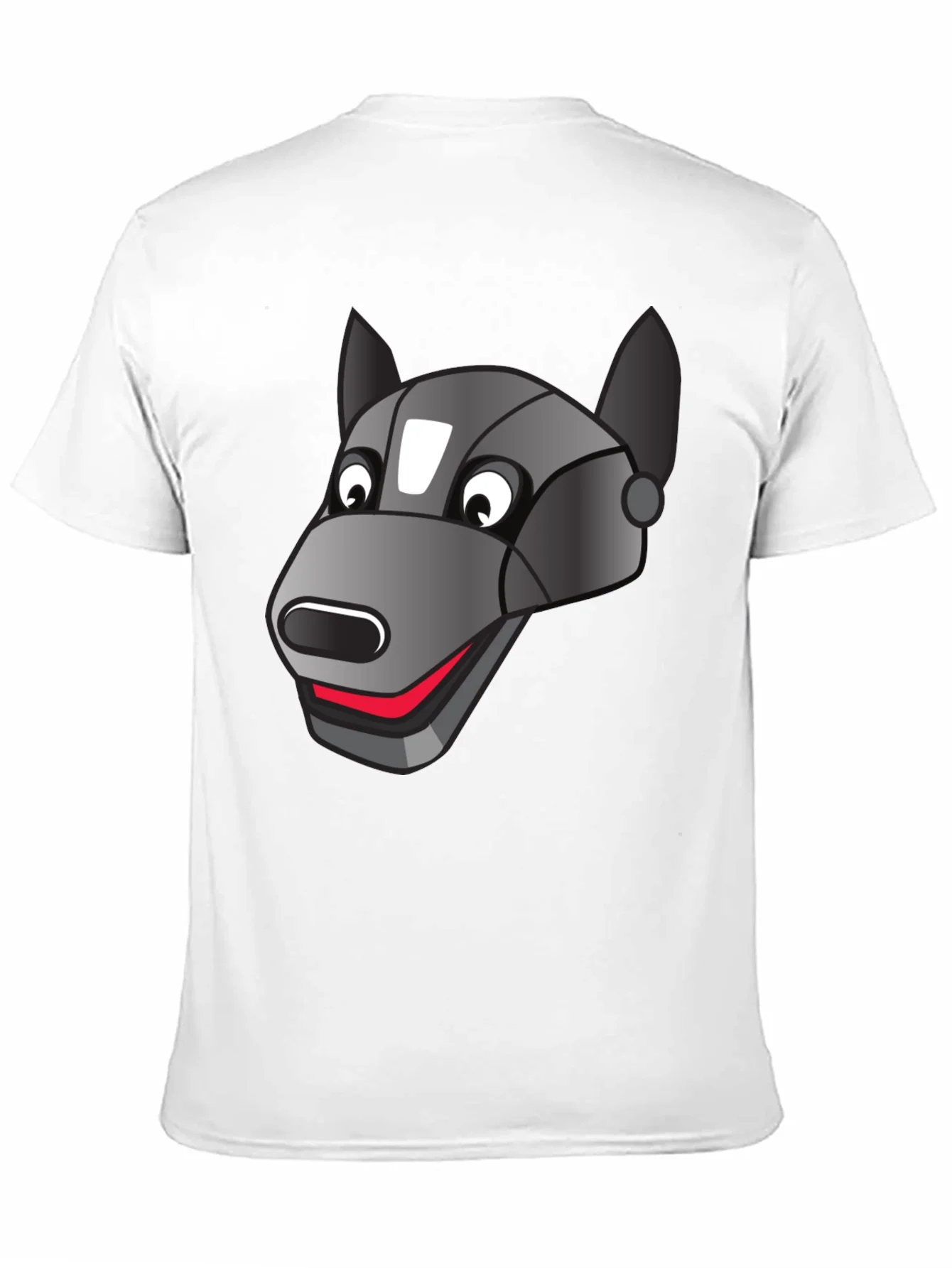 Robotic Dog Graphic T-Shirt - Black