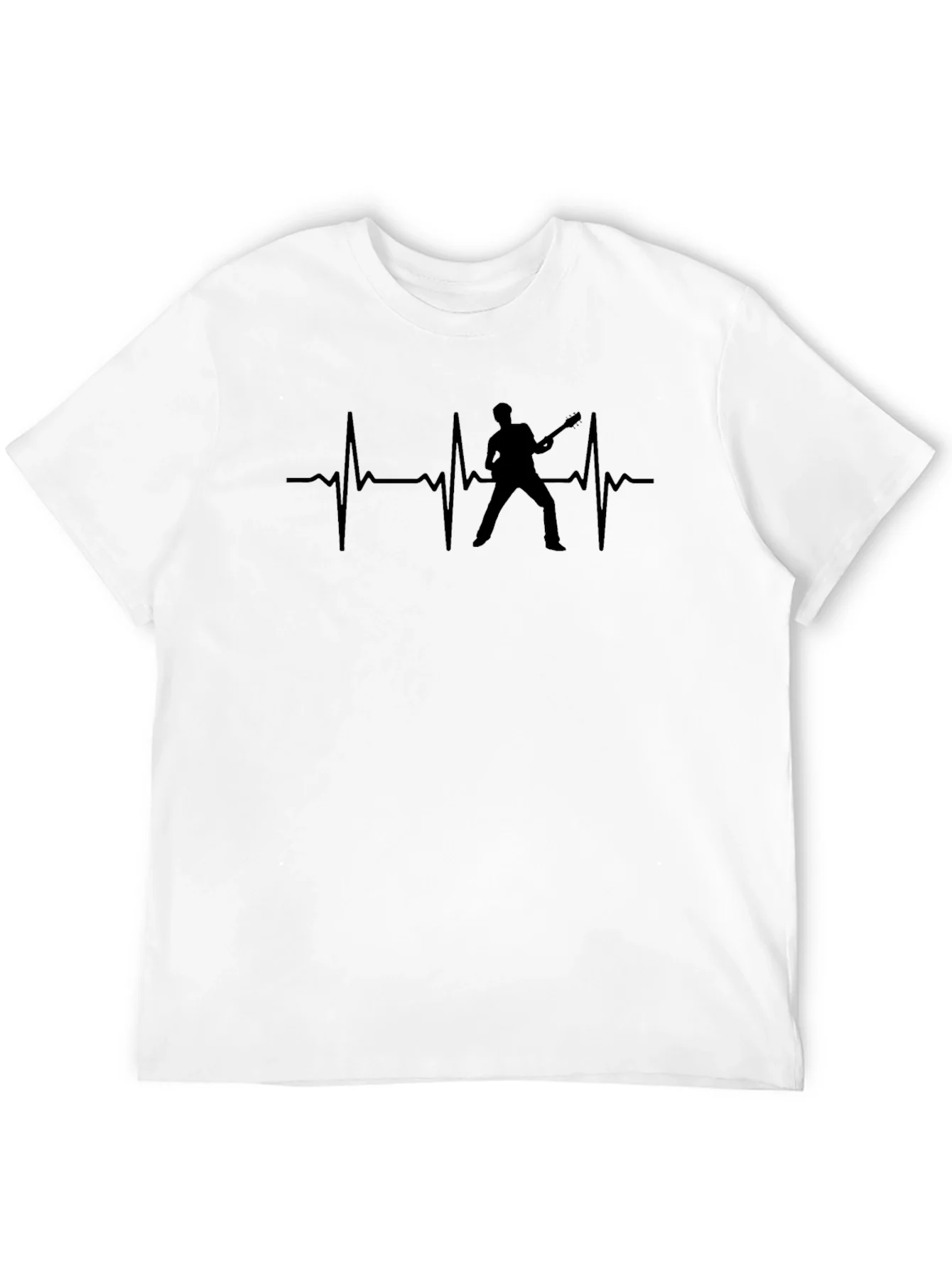 Guitarist Heartbeat Graphic T-Shirt